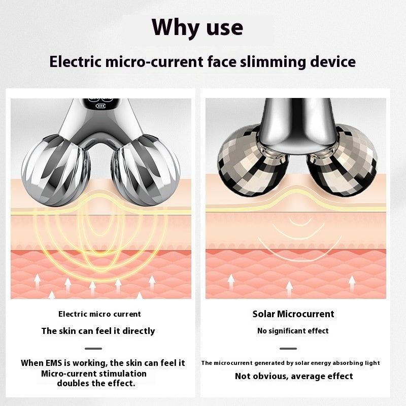 Roller Vibration Face Massager