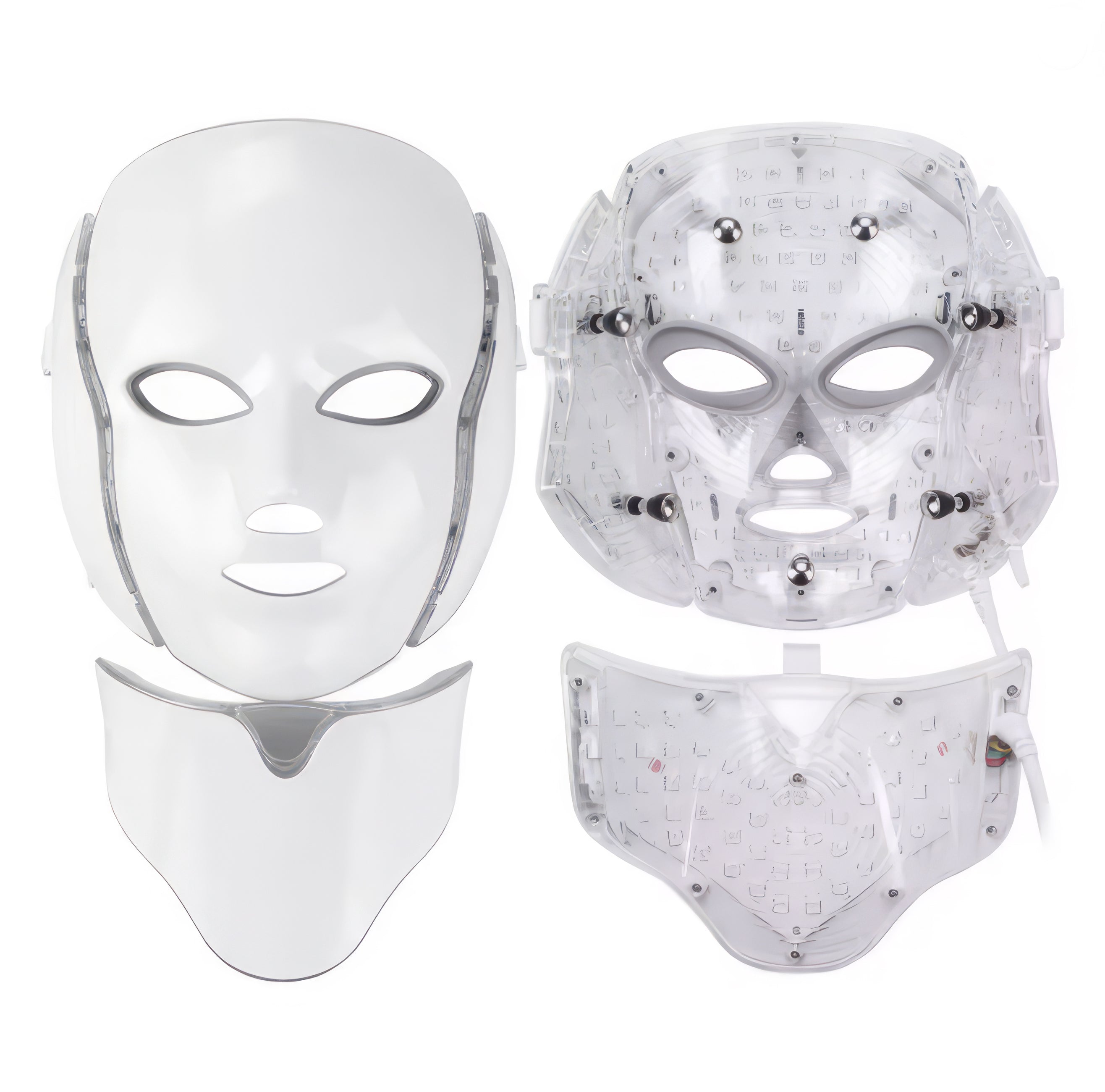7-Color LED Neck & Face Mask – Professional Skin Rejuvenation & Acne Therapy Device
